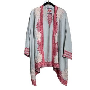 Nwot Johnny Was Camille Draped Cardigan 